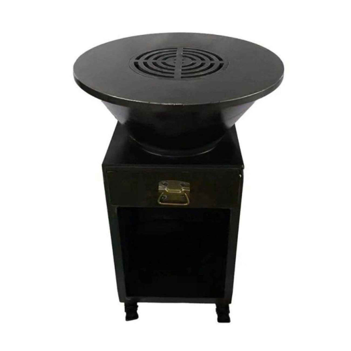 Gratar cu plita rotunda 850 mm, H 950 mm, grosime plita 10mm