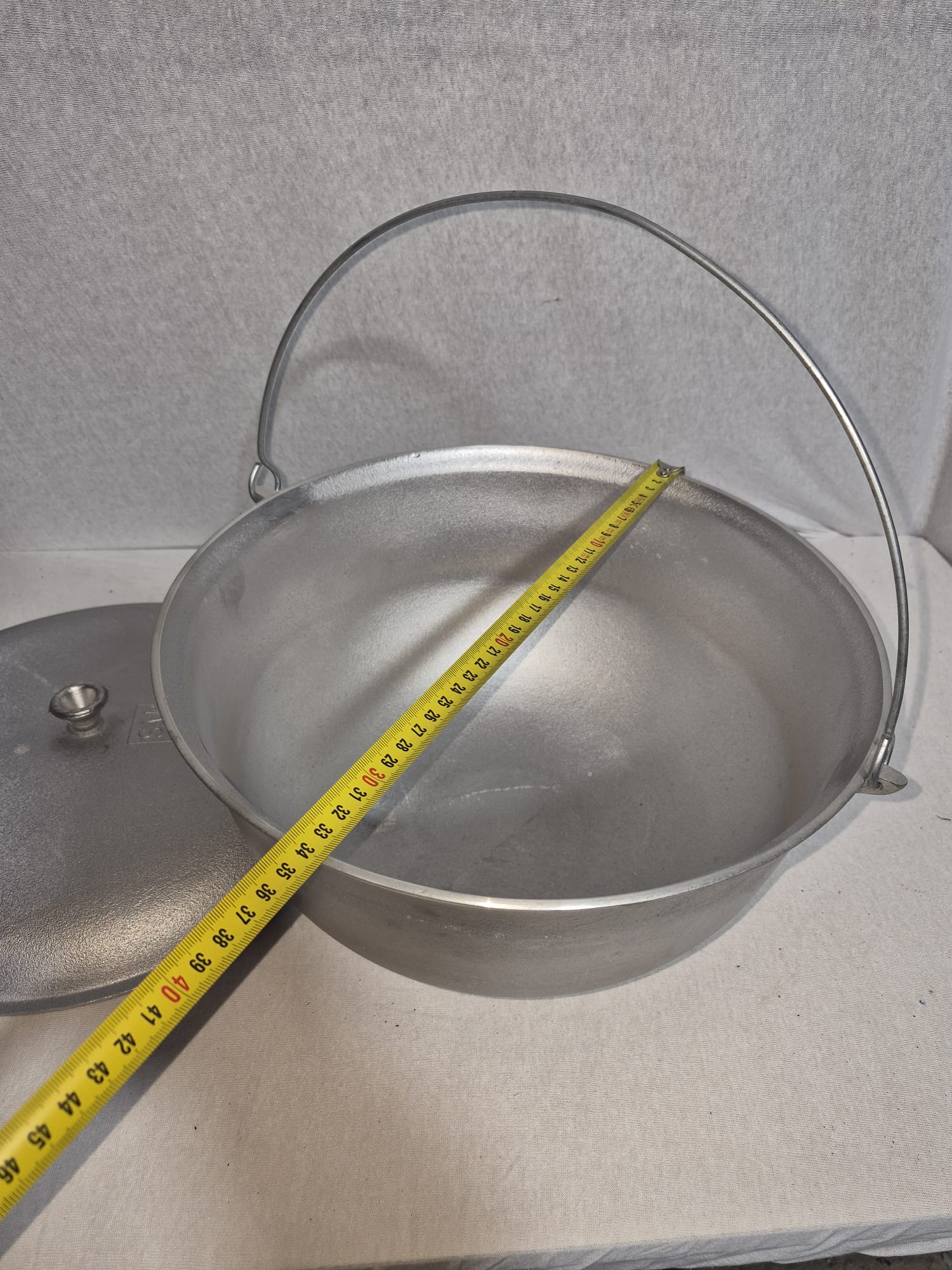 Ceaun Aluminiu Turnat+Capac Moldova 10 Litri