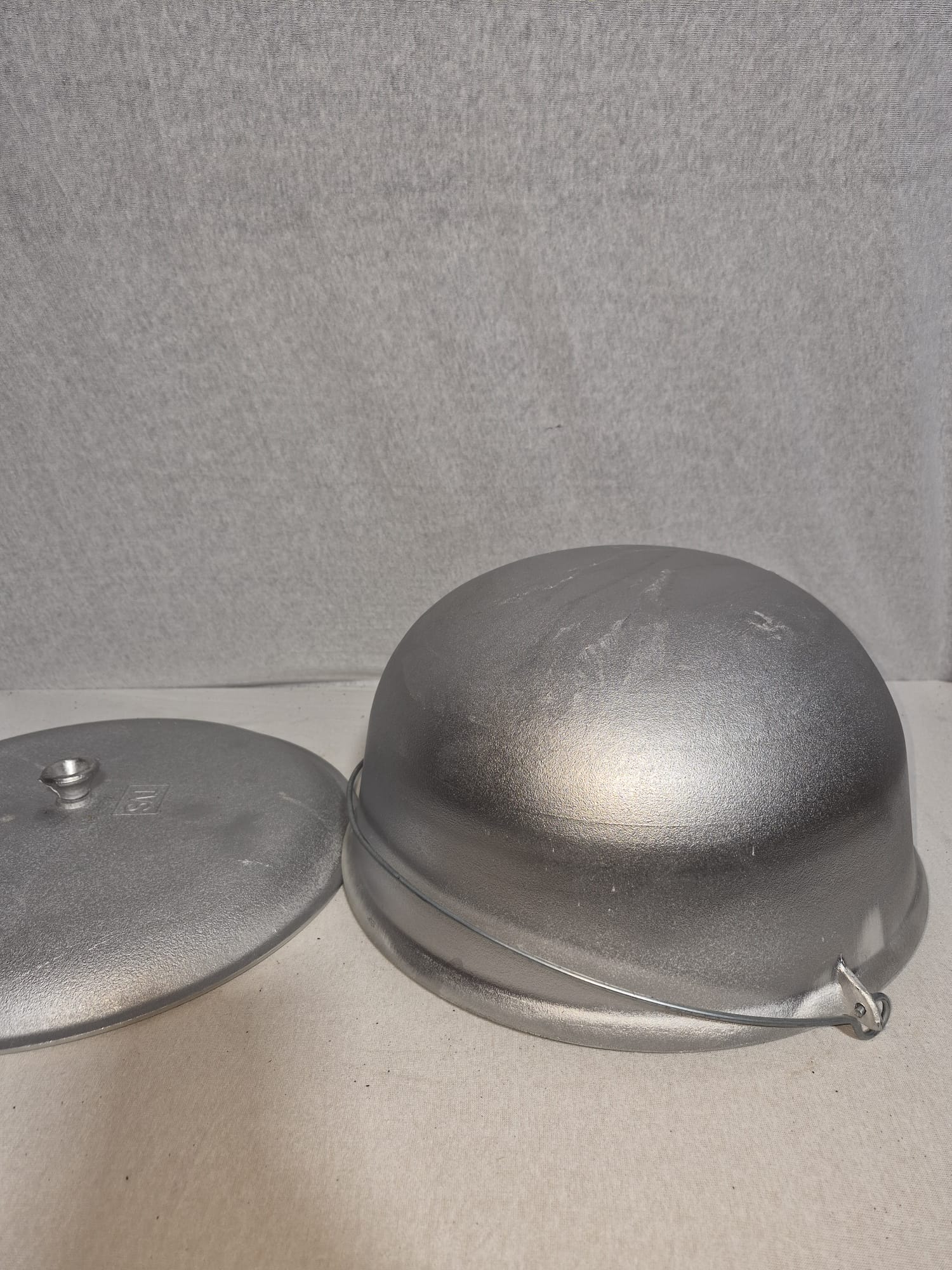 Ceaun Aluminiu Turnat+Capac Moldova 10 Litri