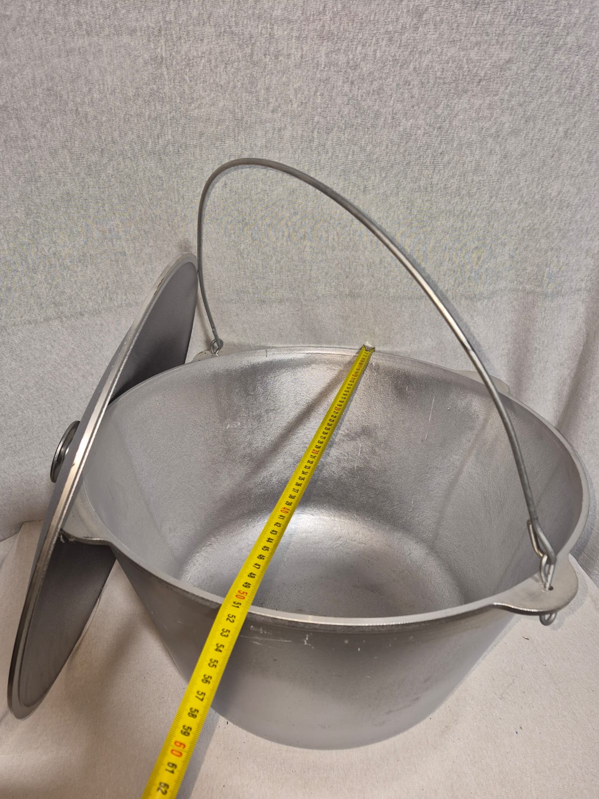 Ceaun Aluminiu + Capac cu Toarta 40 Litri 