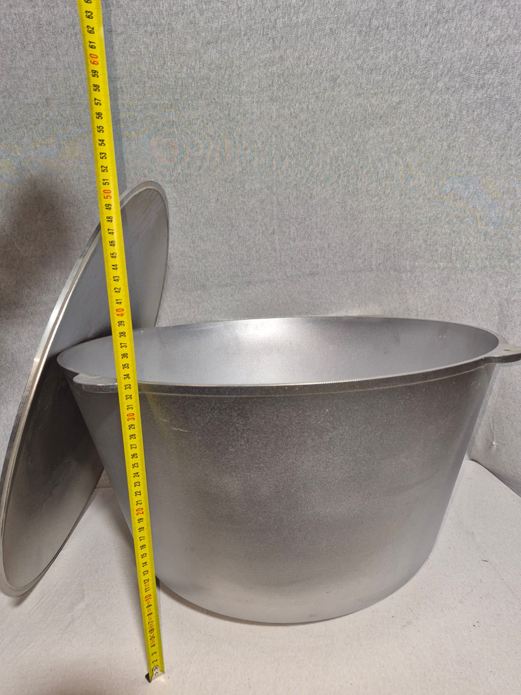 Ceaun Aluminiu + Capac fara toarta 60 Litri