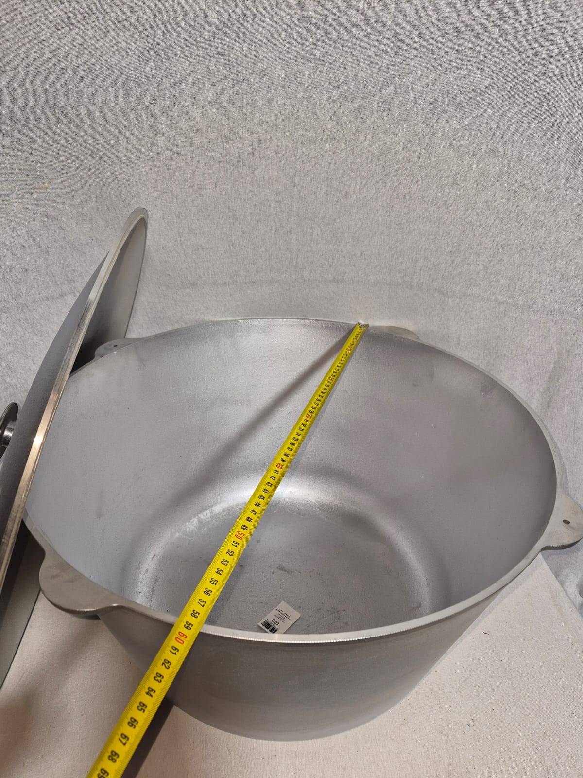 Ceaun Aluminiu + Capac fara toarta 60 Litri