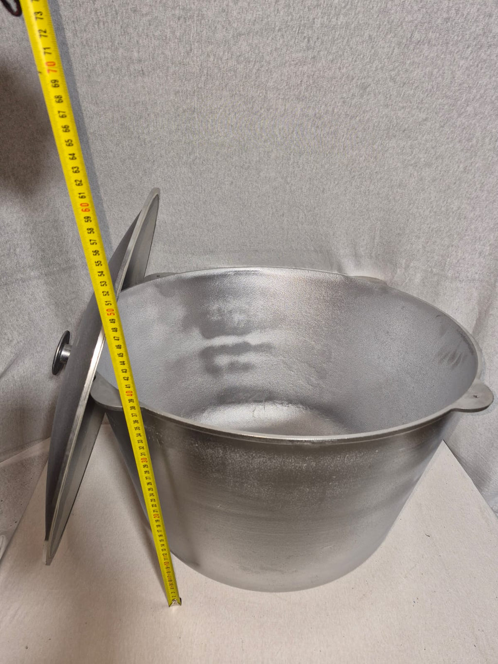 Ceaun Aluminiu + Capac fara toarta 70 Litri