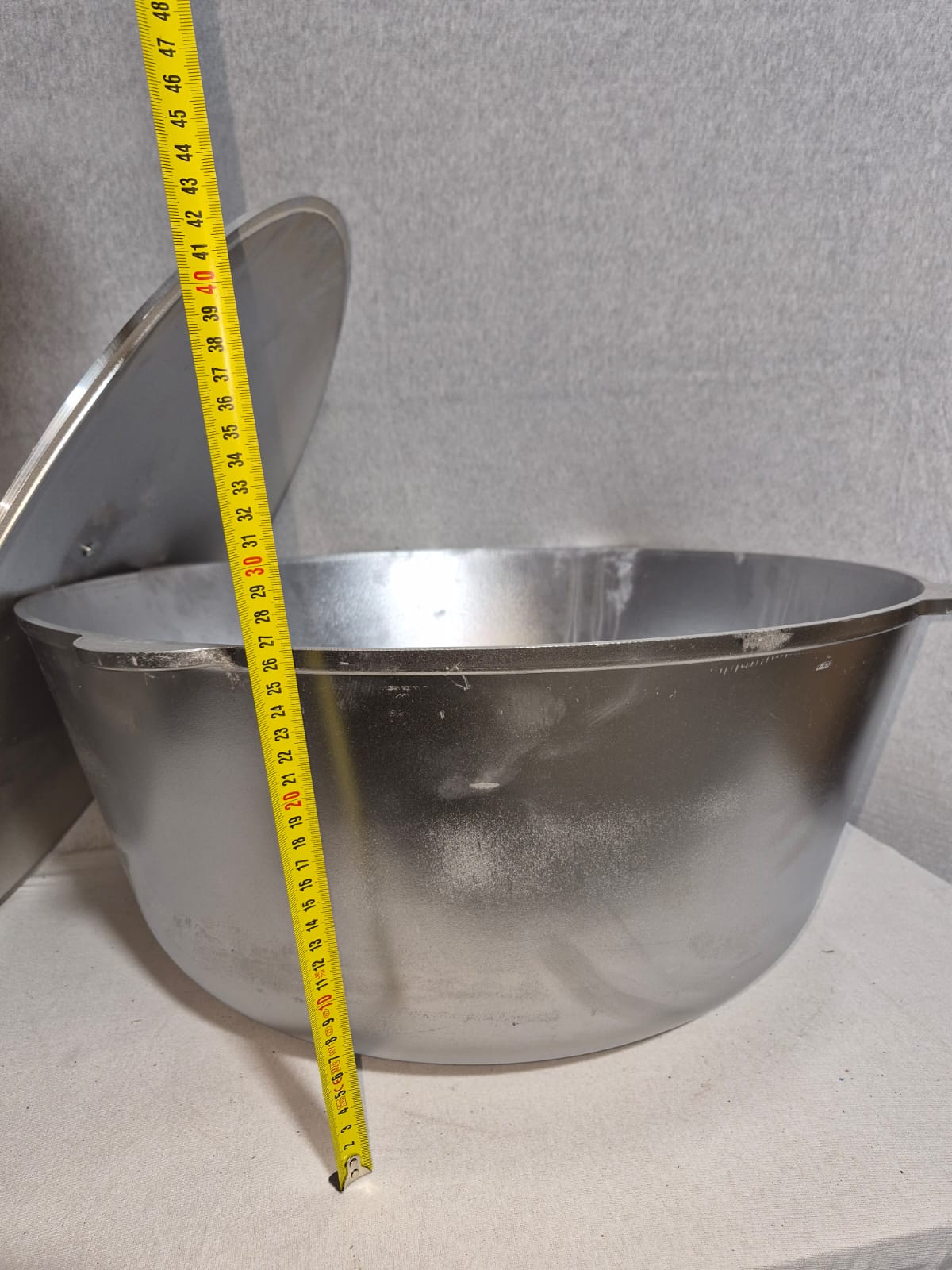 Ceaun Aluminu + Capac fară toarta 50 Litri