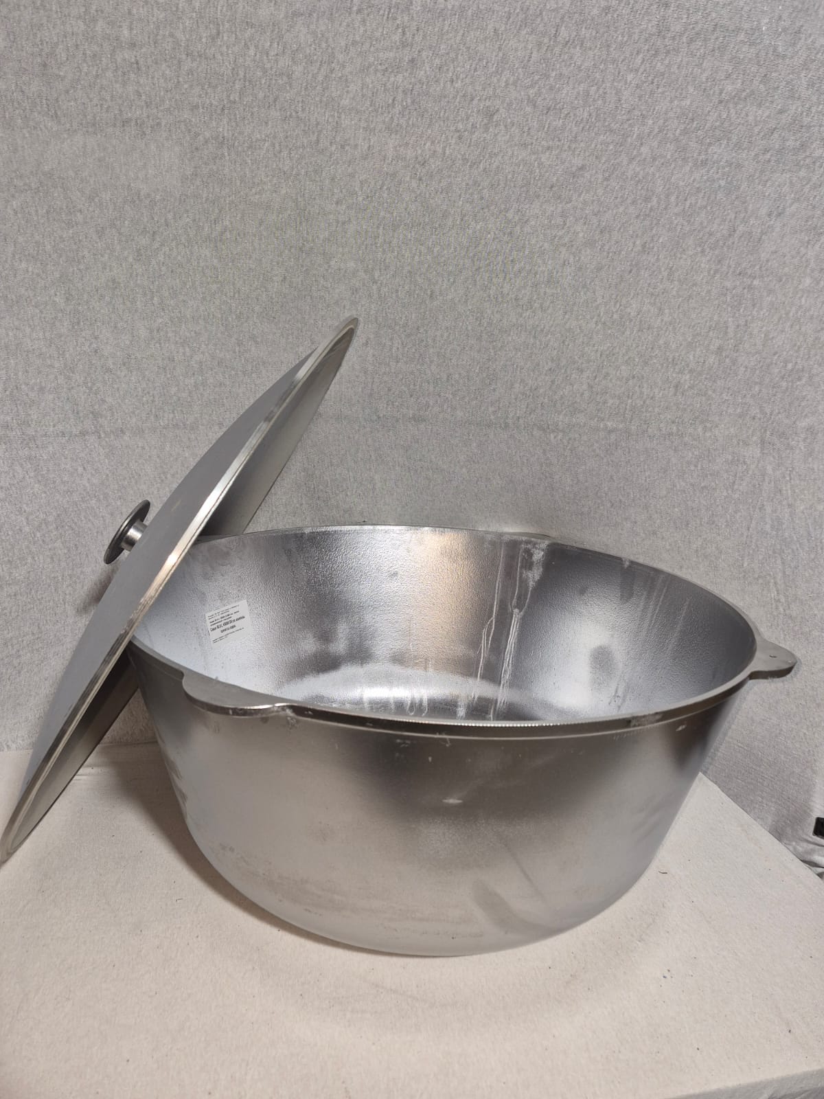 Ceaun Aluminu + Capac fară toarta 50 Litri