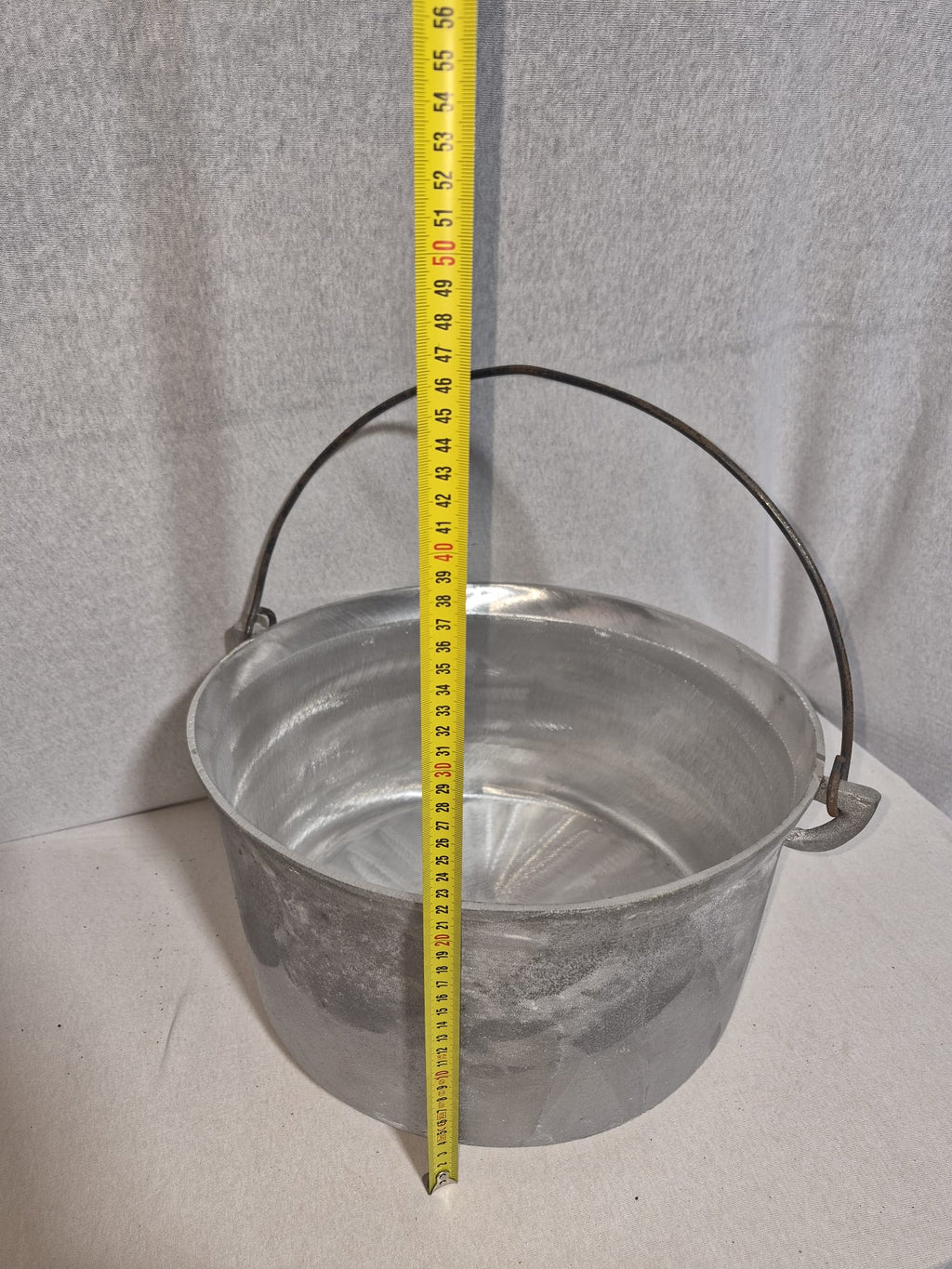 Ceaun Aluminiu Turnat  fund Drept 22 Litri