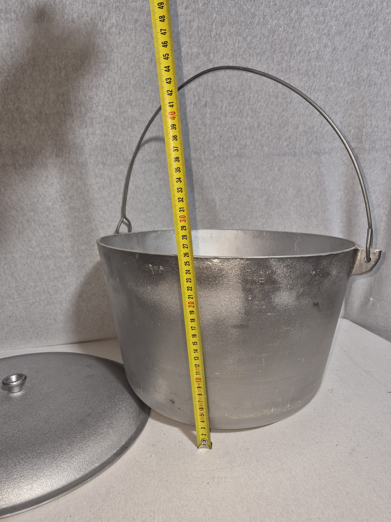 Ceaun Aluminiu Turnat+Capac Moldova 20 Litri