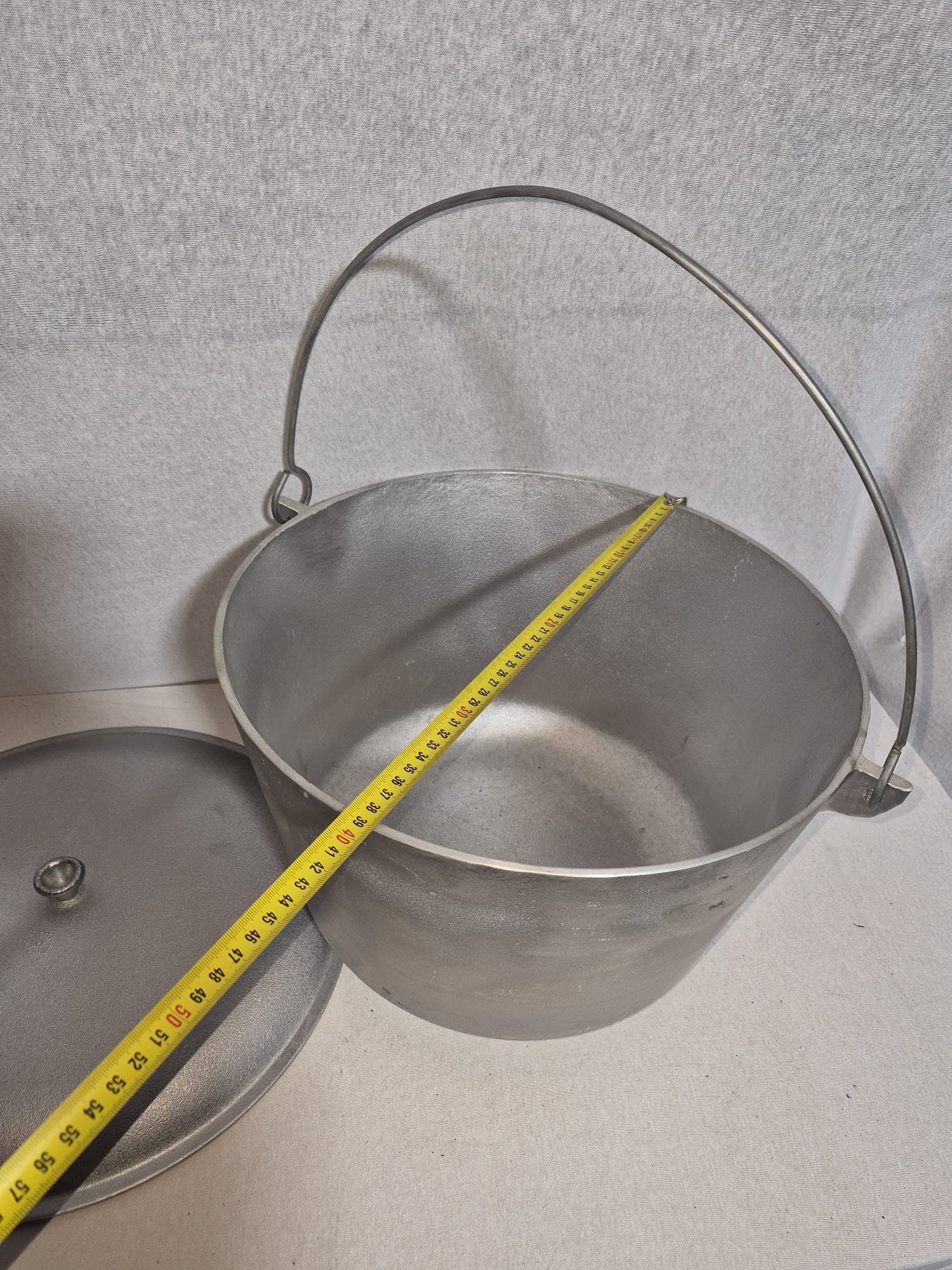 Ceaun Aluminiu Turnat+Capac Moldova 20 Litri