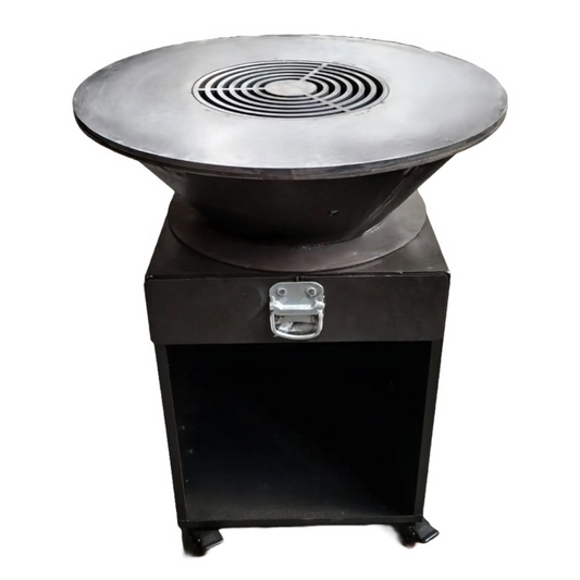 Gratar cu plita rotunda 650x950, tabla 10mm