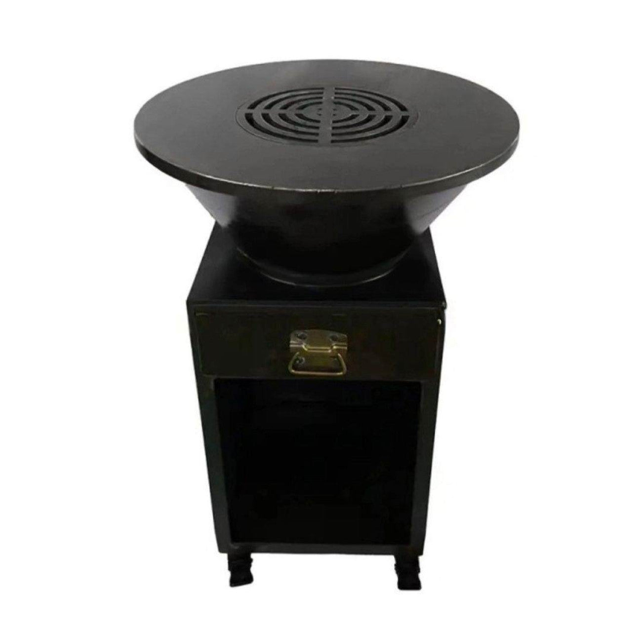 Gratar cu plita rotunda 850 mm, H 950 mm, grosime plita 10mm