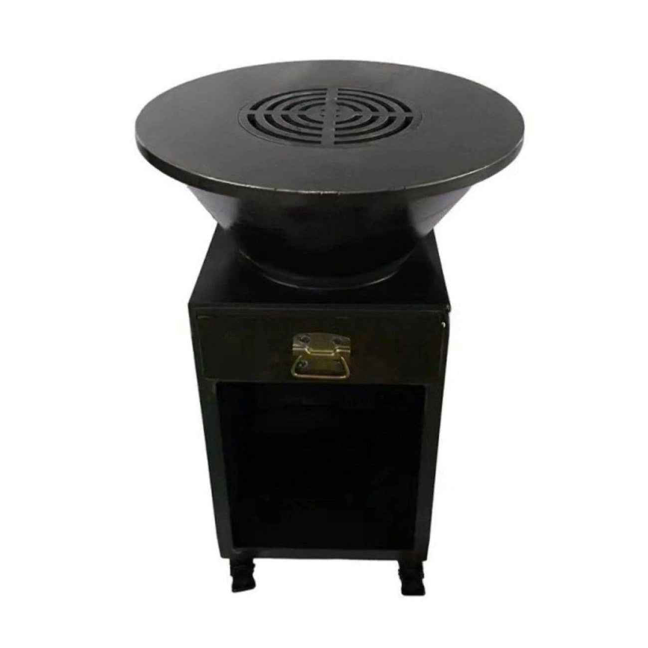 Gratar cu plita rotunda 850 mm, H 950 mm, grosime plita 10mm