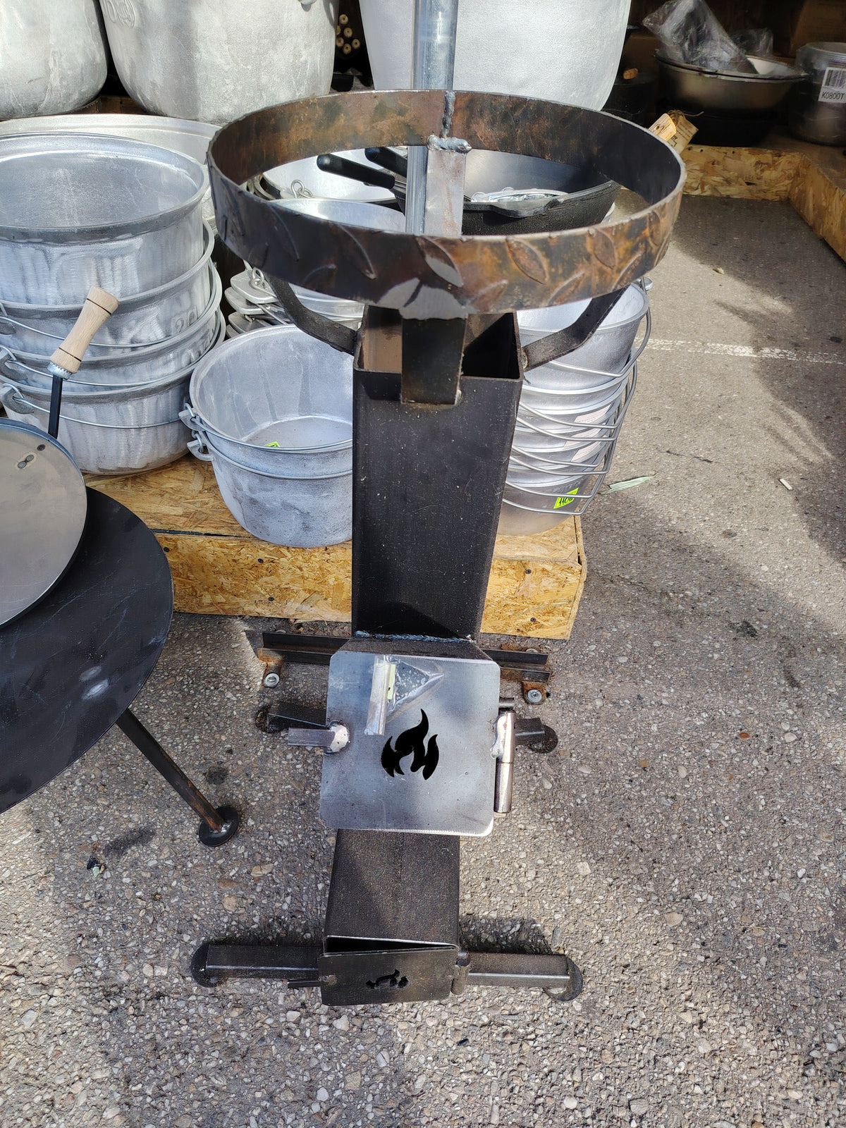 Sobă Tip Rachetă (Rocket Stove)  12x12CM