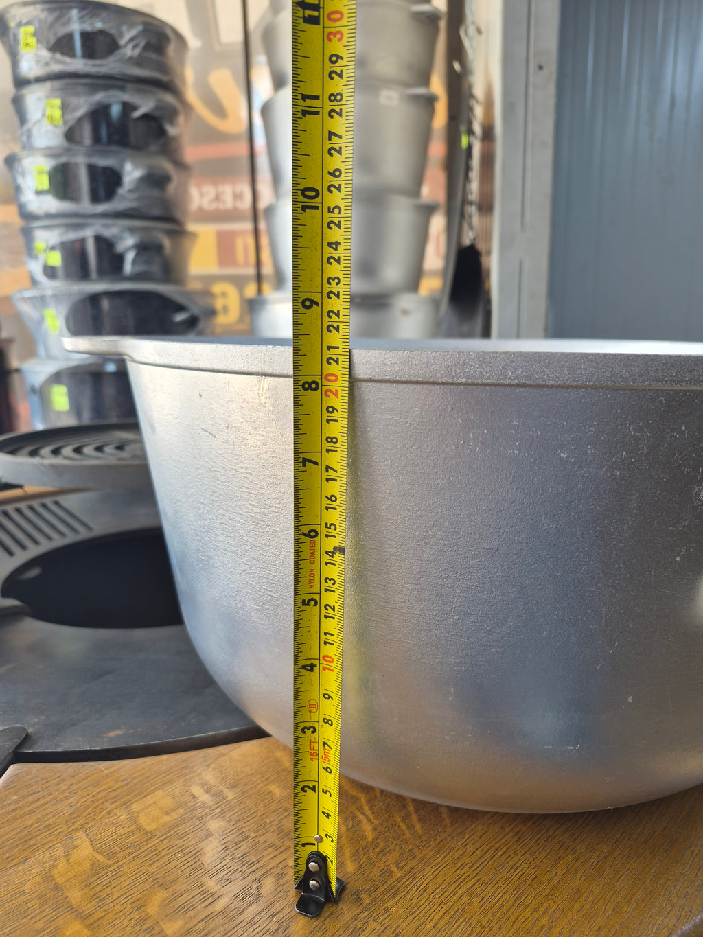 Ceaun 20L Aluminiu turnat cu capac diametru 40CM